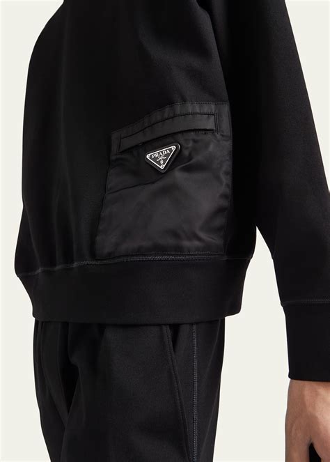 Prada Men's Felpa Sweatshirt with Re